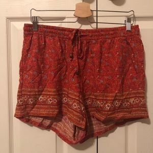 Drawstring Flowy Shorts